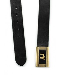 Мужской черный ремень от Armani Jeans