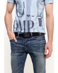 Мужской черный ремень от Armani Jeans