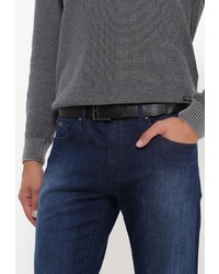 Мужской черный ремень от BOSS