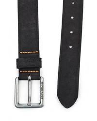 Мужской черный ремень от Boss Orange