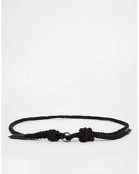 Мужской черный ремень от Asos