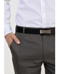 Мужской черный ремень от Cerruti 1881