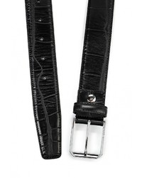 Мужской черный ремень от Cerruti 1881