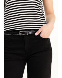 Женский черный ремень от Cortefiel