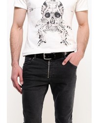 Мужской черный ремень от Just Cavalli