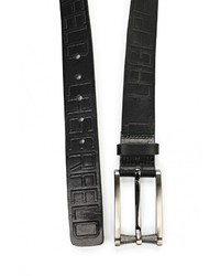 Мужской черный ремень от LAGERFELD