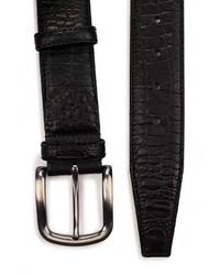 Мужской черный ремень от LAGERFELD