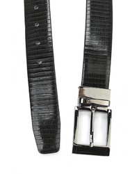 Мужской черный ремень от LAGERFELD