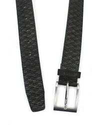 Мужской черный ремень от LAGERFELD