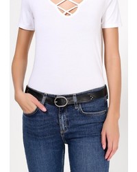 Женский черный ремень от Levi's