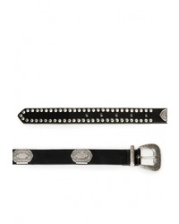 Женский черный ремень от Mango