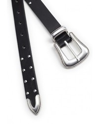 Женский черный ремень от Mango