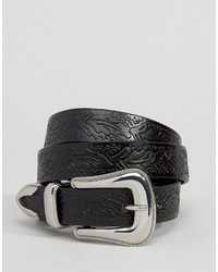 Женский черный ремень от Pieces