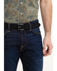 Мужской черный ремень от Piazza Italia