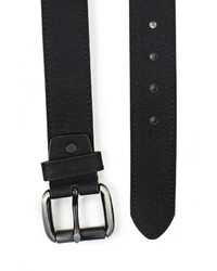 Мужской черный ремень от Piazza Italia