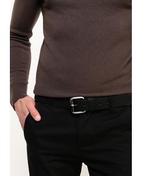 Мужской черный ремень от Piazza Italia