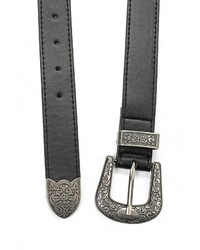 Женский черный ремень от Piazza Italia