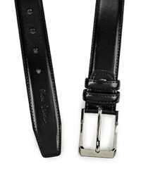 Мужской черный ремень от Pierre Cardin