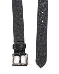 Мужской черный ремень от Replay