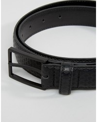 Мужской черный ремень от Asos