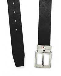 Мужской черный ремень от Tommy Hilfiger