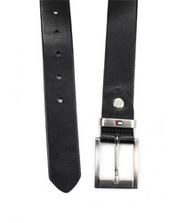 Мужской черный ремень от Tommy Hilfiger