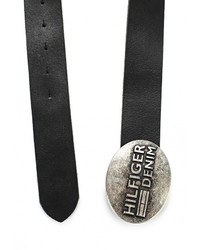 Мужской черный ремень от Tommy Hilfiger Denim