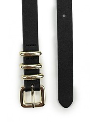 Женский черный ремень от Topshop