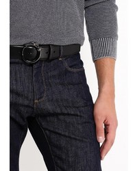 Мужской черный ремень от Trussardi