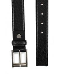 Мужской черный ремень от Trussardi