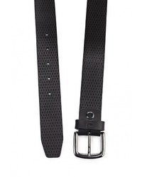 Мужской черный ремень от Trussardi Jeans