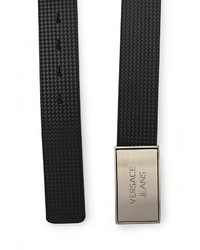 Мужской черный ремень от Versace Jeans