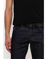 Мужской черный ремень от Versace Jeans