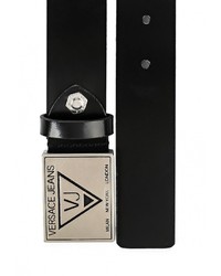 Мужской черный ремень от Versace Jeans