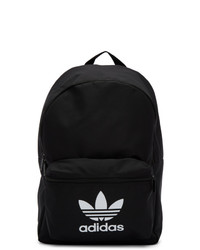 Мужской черный рюкзак из плотной ткани с принтом от adidas Originals