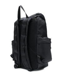 Мужской черный рюкзак из плотной ткани с принтом от Philipp Plein