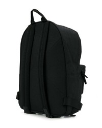 Мужской черный рюкзак из плотной ткани с принтом от Marcelo Burlon County of Milan