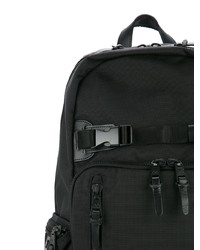 Мужской черный рюкзак из плотной ткани от Makavelic