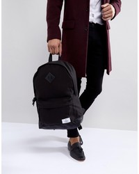 Мужской черный рюкзак из плотной ткани от ASOS DESIGN