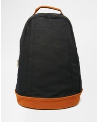 Мужской черный рюкзак из плотной ткани от Asos