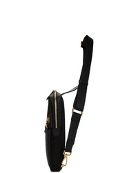 Мужской черный рюкзак из плотной ткани от Fendi