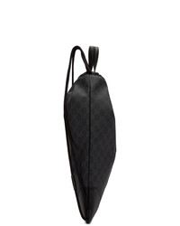 Мужской черный рюкзак из плотной ткани от Gucci