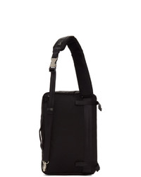Мужской черный рюкзак из плотной ткани от Master-piece Co