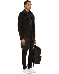Мужской черный рюкзак из плотной ткани от Givenchy