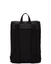 Мужской черный рюкзак из плотной ткани от Alexander McQueen