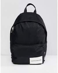 Мужской черный рюкзак из плотной ткани от Calvin Klein Jeans