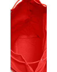 Женский черный рюкзак из плотной ткани от Baggu