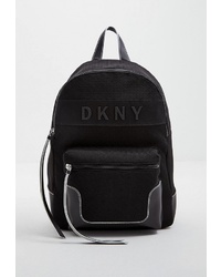 Женский черный рюкзак из плотной ткани от DKNY