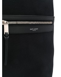 Мужской черный рюкзак из плотной ткани от Saint Laurent