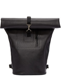 Женский черный рюкзак из плотной ткани от Eytys